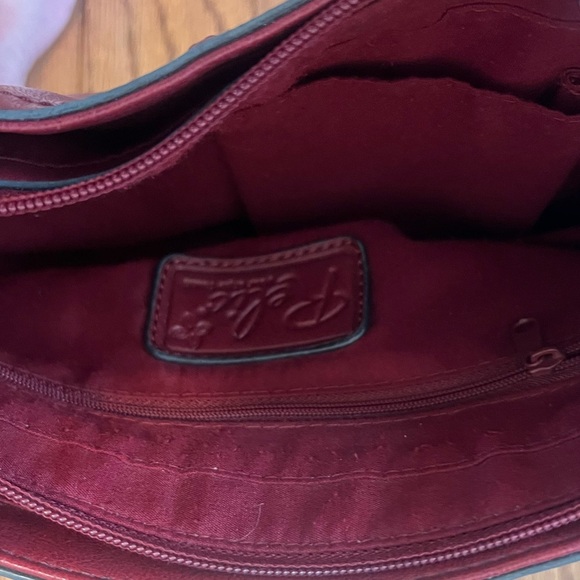 Relic Elegant Red Braided Straps Shoulder Bag - Picture 6 of 6